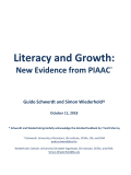 Literacy and Growth - New Evidence from PIAAC