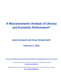 A Macroeconomic Analysis of Literacy